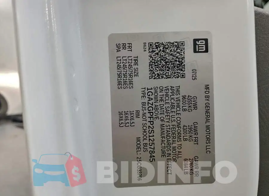 1GAZGPFP2S1257845 Photo# 13
