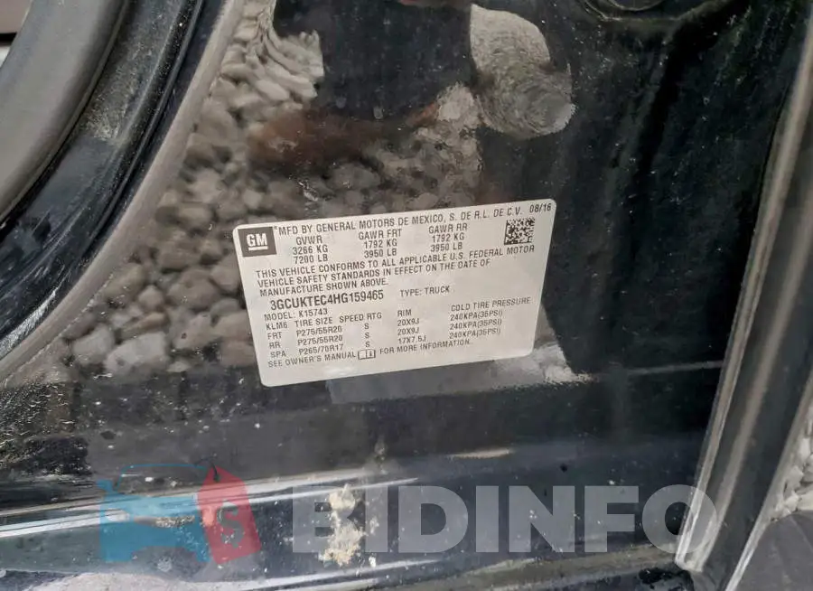 3GCUKTEC4HG159465 Photo# 12