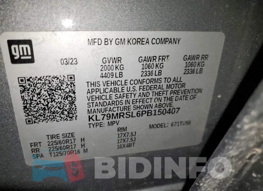 KL79MRSL6PB150407 Photo# 13