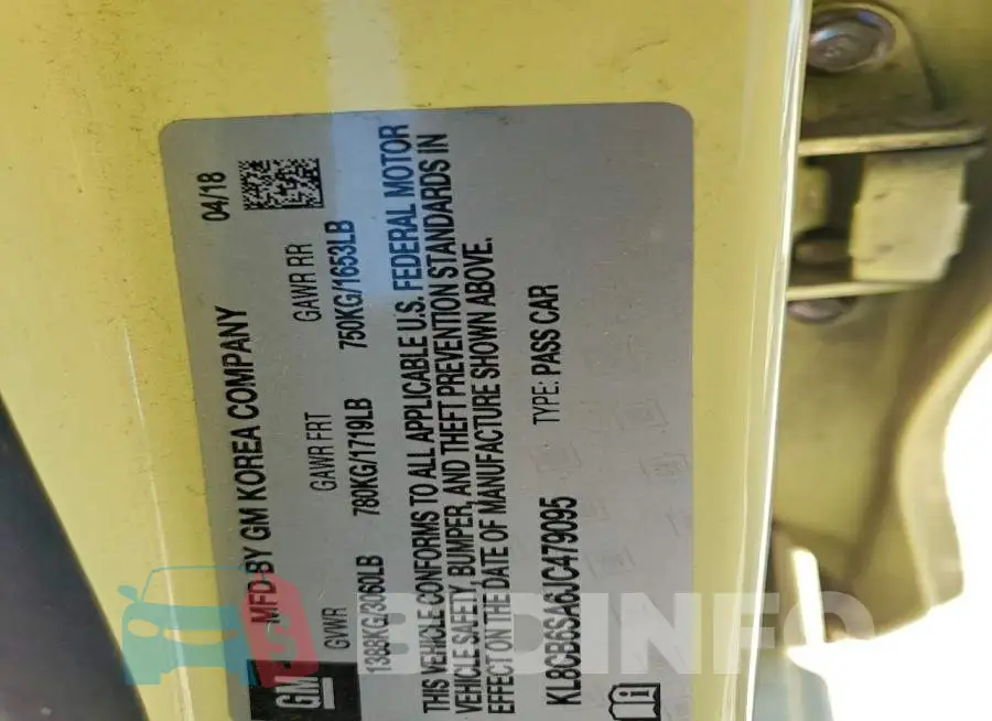 KL8CB6SA6JC479095 Photo# 12