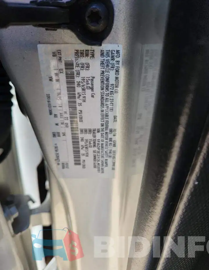 1FADP3E2XGL402051 Photo# 13