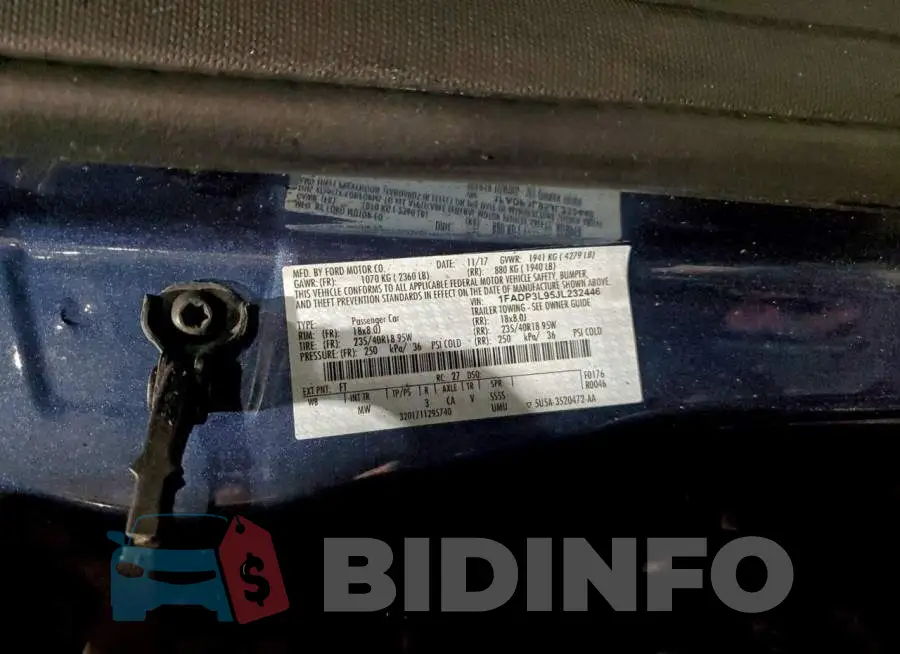 1FADP3L95JL232446 Photo# 12