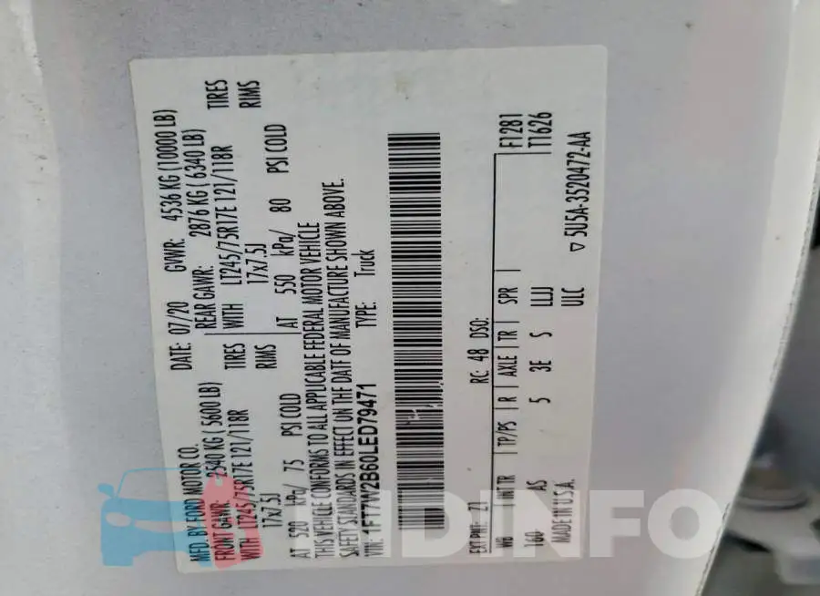 1FT7W2B60LED79471 Photo# 12