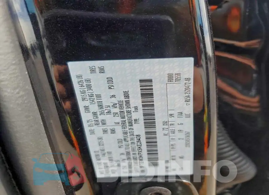 1FTEW3KPXSKE28438 Photo# 13