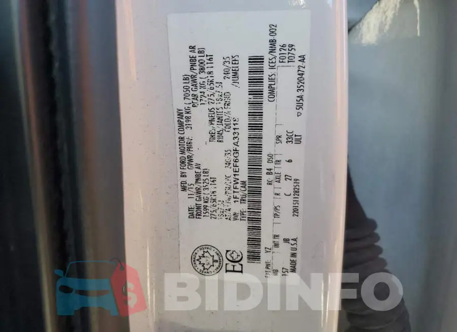 1FTFW1EF6GFA33118 Photo# 12