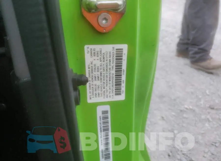 2HGFC3B32HH350152 Photo# 12