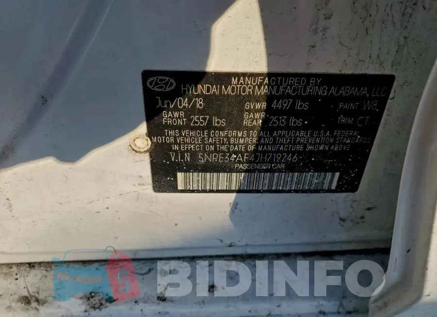 5NPE34AF4JH719246 Photo# 12