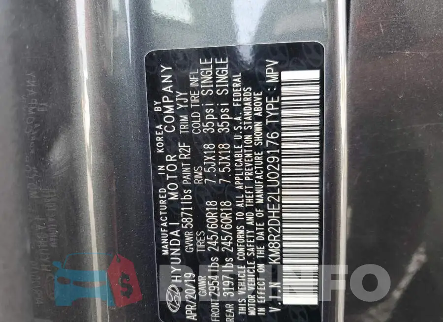 KM8R2DHE2LU029176 Photo# 14