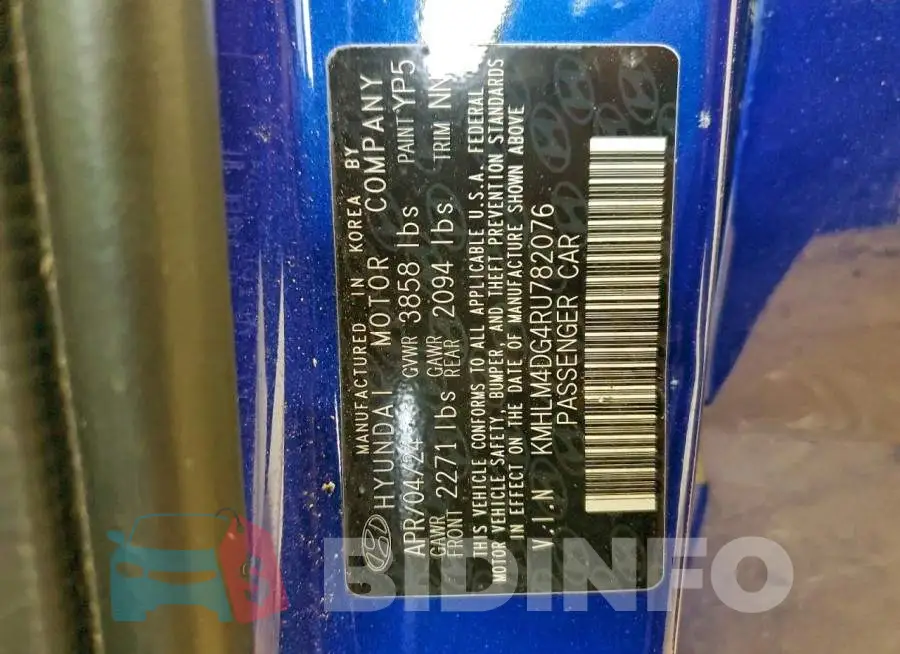 KMHLM4DG4RU782076 Photo# 13
