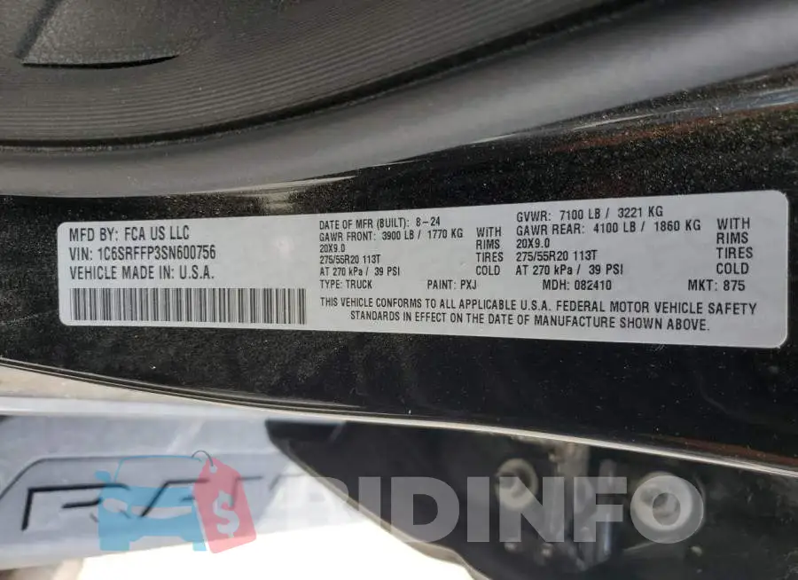 1C6SRFFP3SN600756 Photo# 13
