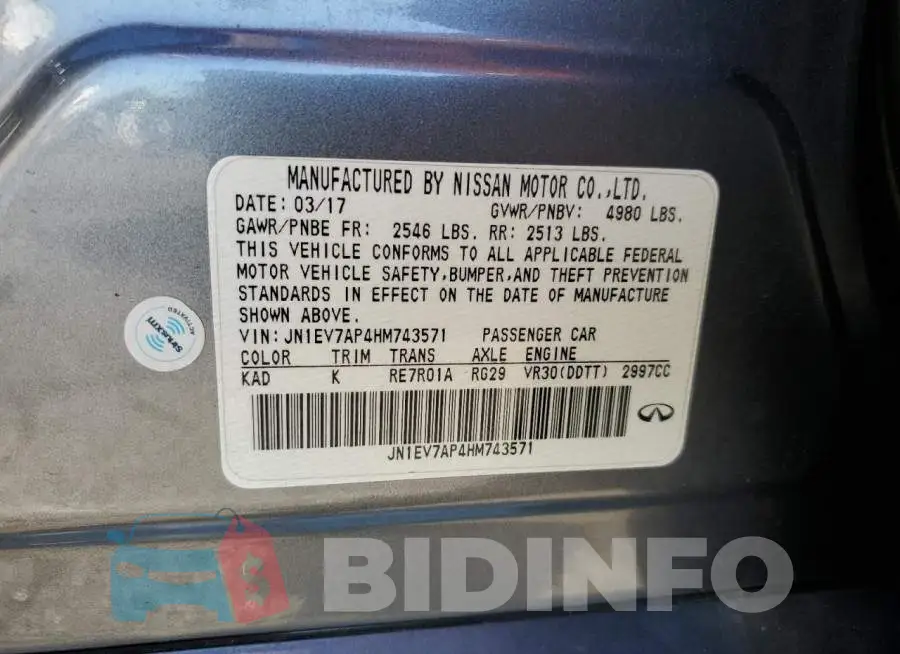 JN1EV7AP4HM743571 Photo# 12