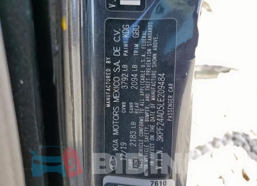 3KPF24AD5LE209484 Photo# 13