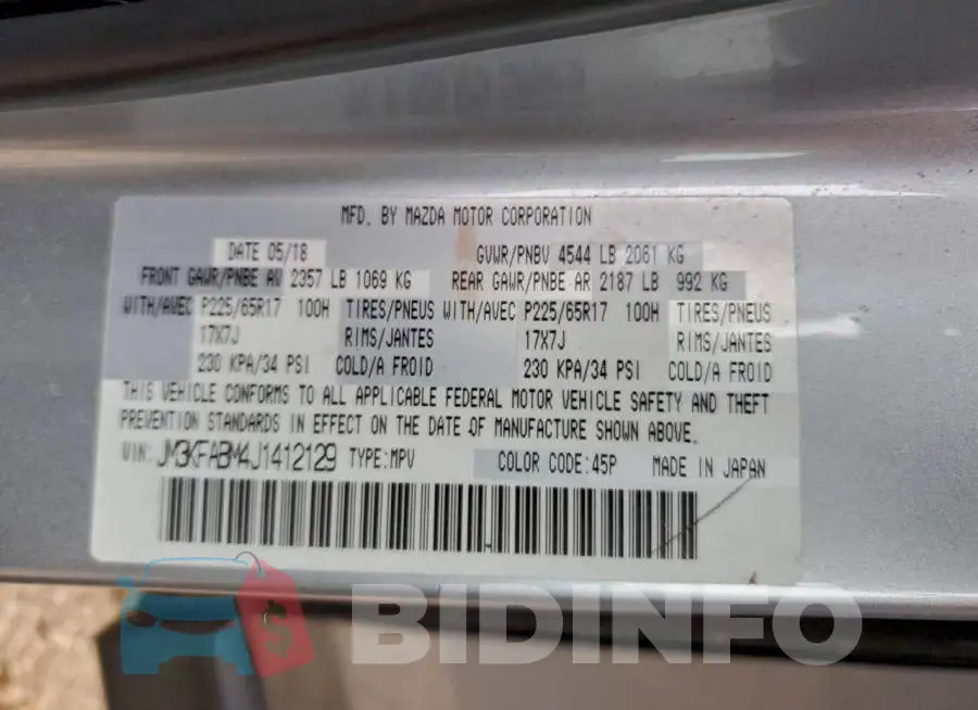 JM3KFABM4J1412129 Photo# 14