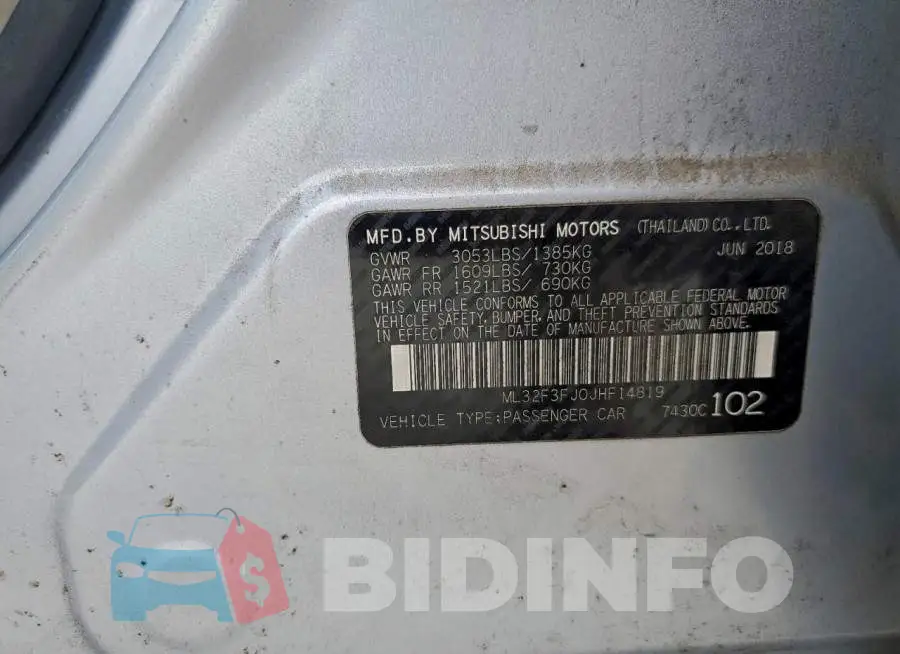 ML32F3FJ0JHF14819 Photo# 12