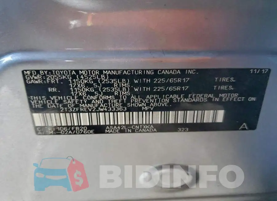 2T3ZFREV2JW433363 Photo# 12