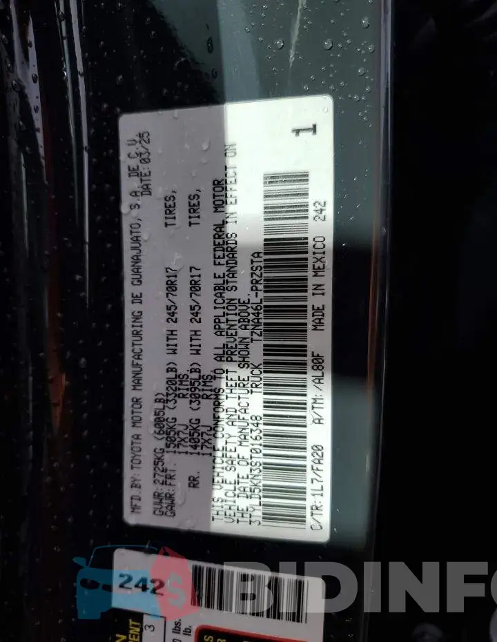 3TYLD5KN3ST016348 Photo# 12