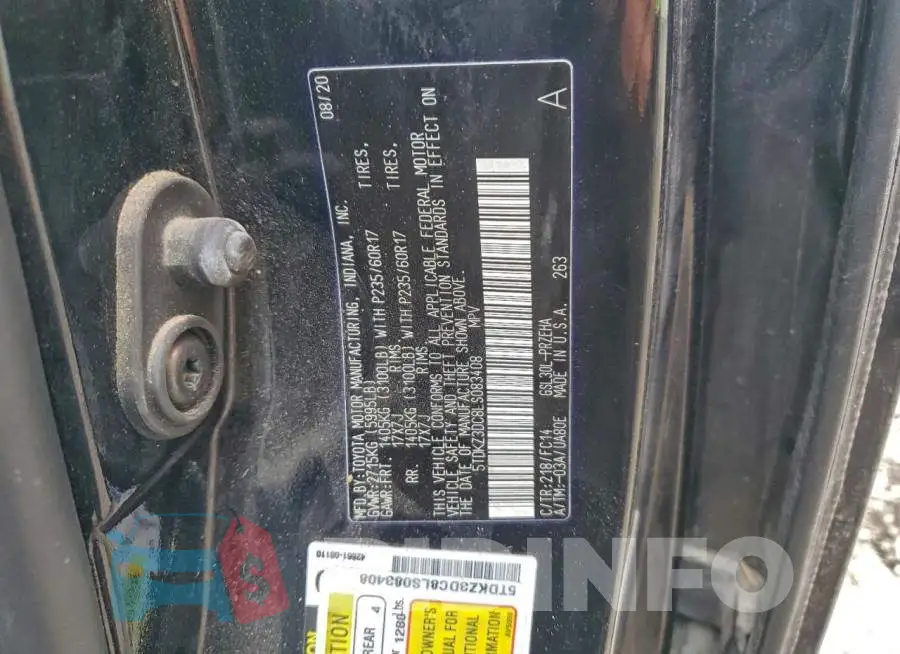 5TDKZ3DC8LS083408 Photo# 13