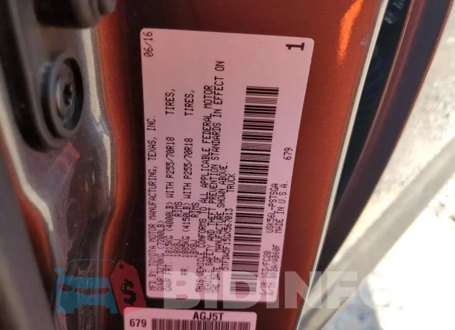 5TFDW5F15GX567013 Photo# 12