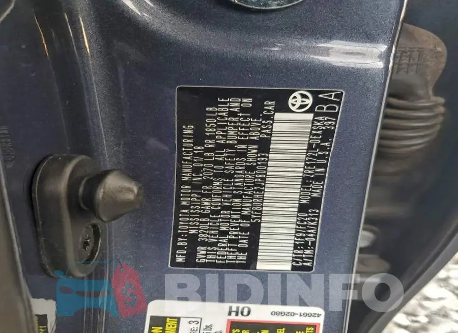5YFBURHE2JP800193 Photo# 12