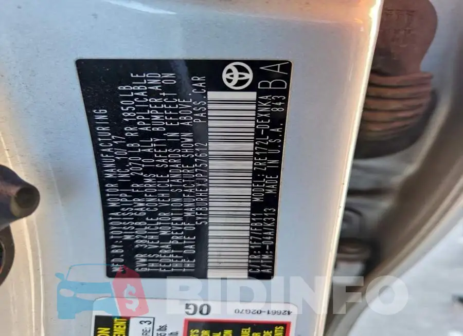 5YFBURHEXJP757612 Photo# 13