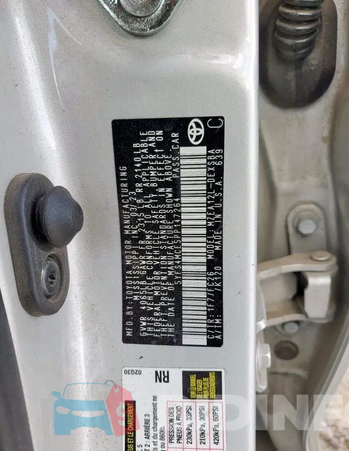 5YFS4MCE5PP147264 Photo# 12