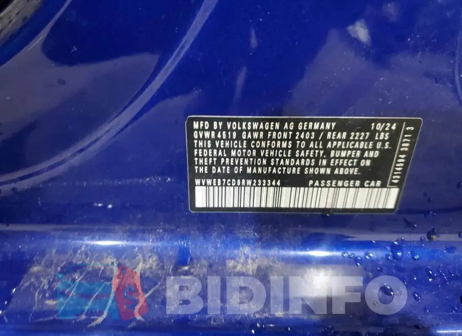WVWEB7CD9RW233344 Photo# 13