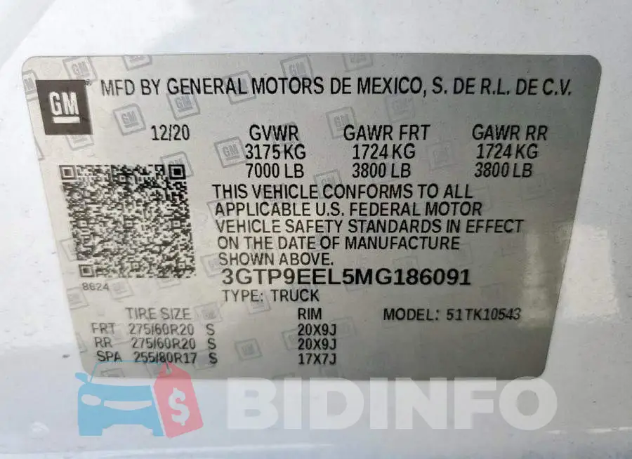 3GTP9EEL5MG186091 Photo# 12