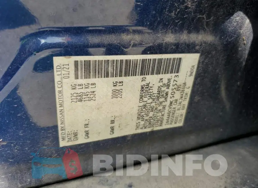 1N4AA6CV9MC505573 Photo# 12