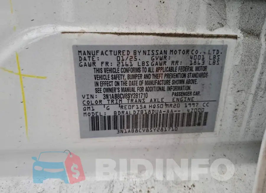3N1AB8CV8SY281710 Photo# 13