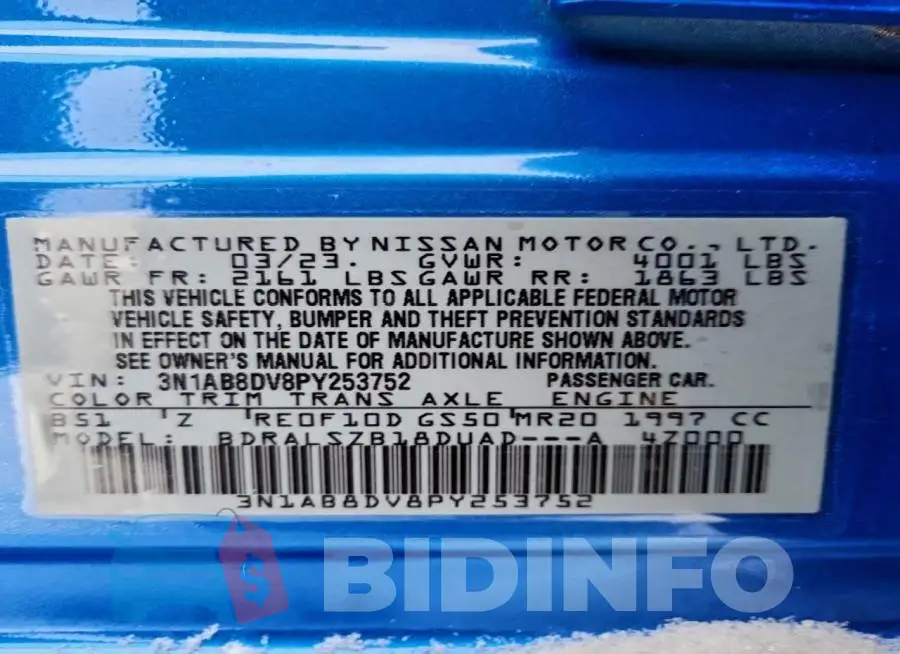 3N1AB8DV8PY253752 Photo# 12