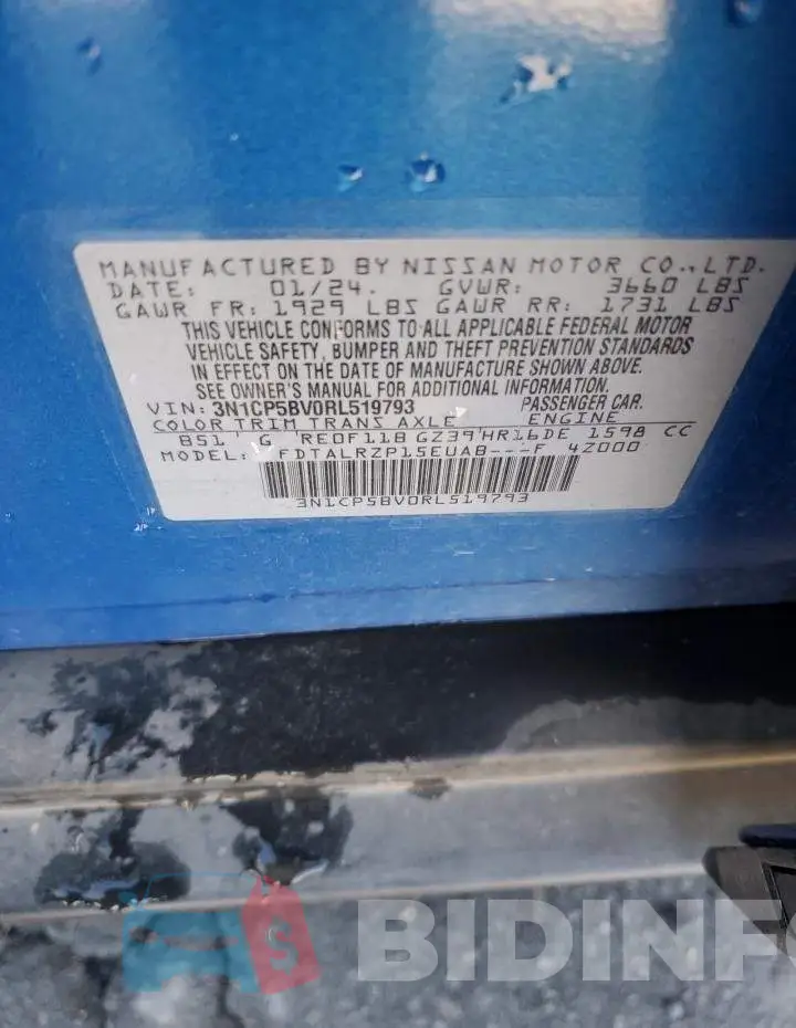 3N1CP5BV0RL519793 Photo# 14