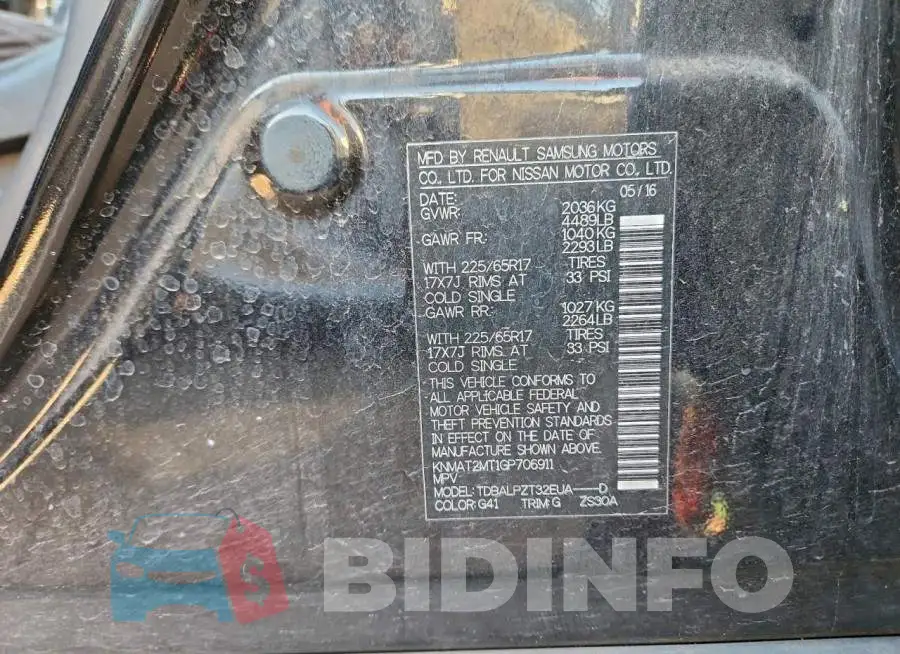 KNMAT2MT1GP706911 Photo# 14