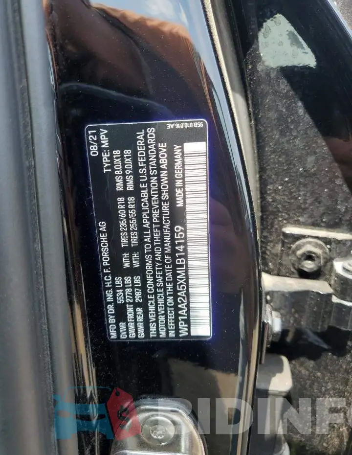 WP1AA2A5XMLB14159 Photo# 12