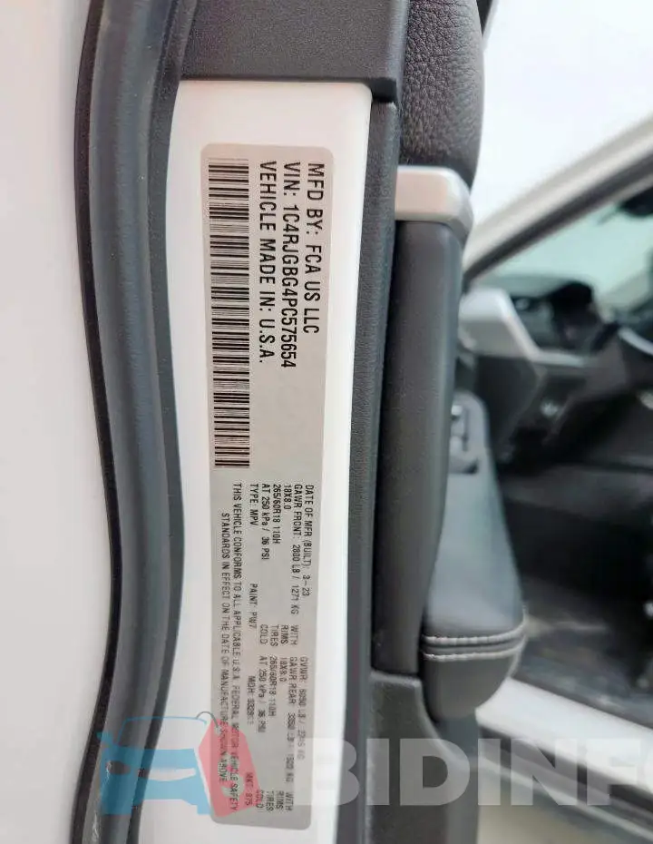 1C4RJGBG4PC575654 Photo# 12