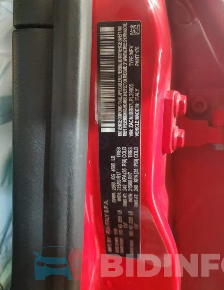 ZACNJBBB7LPL29805 Photo# 14