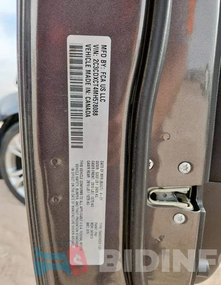 2C3CDXCT4MH578088 Photo# 12