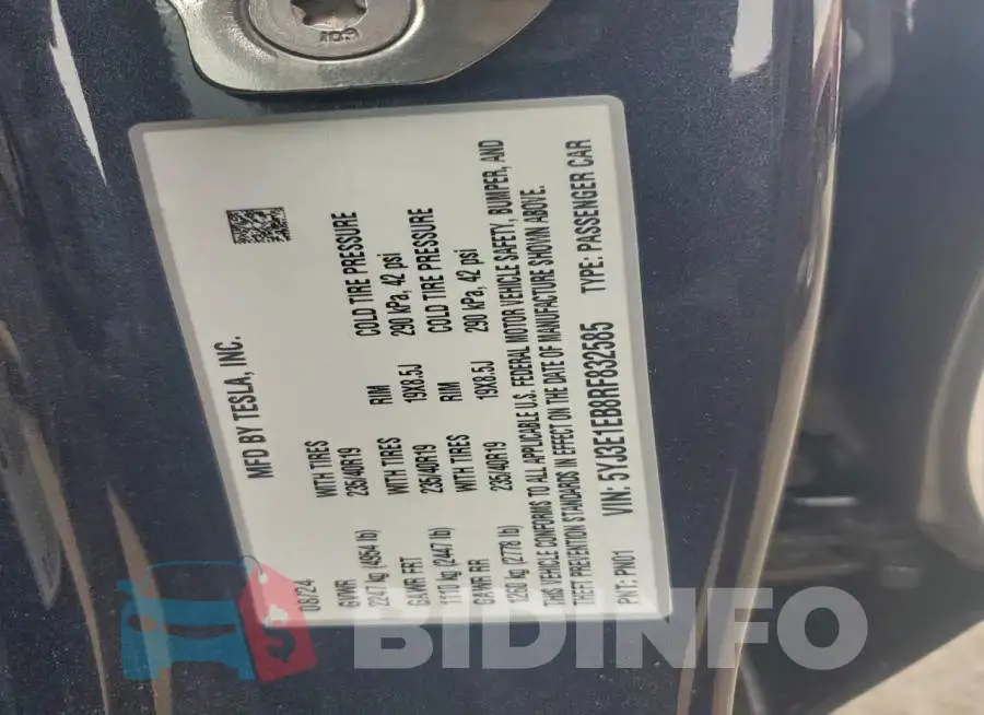 5YJ3E1EB8RF832585 Photo# 12