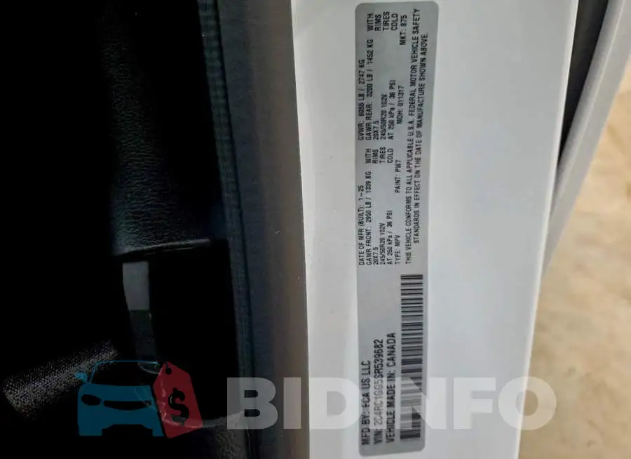 2C4RC1GG5SR539682 Photo# 13