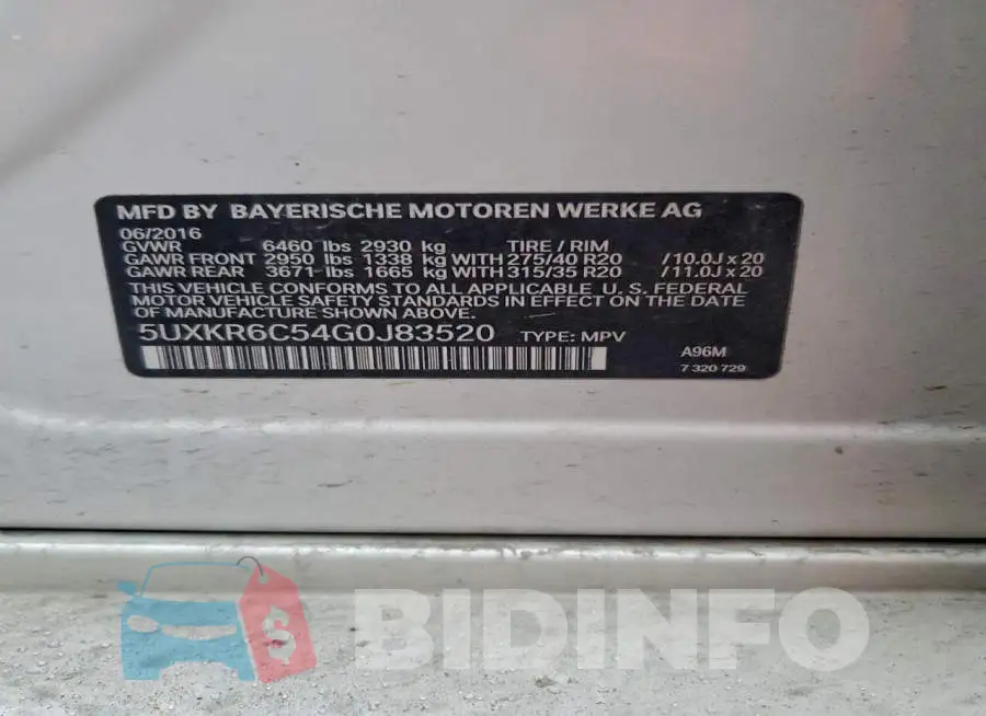 5UXKR6C54G0J83520 Photo# 14