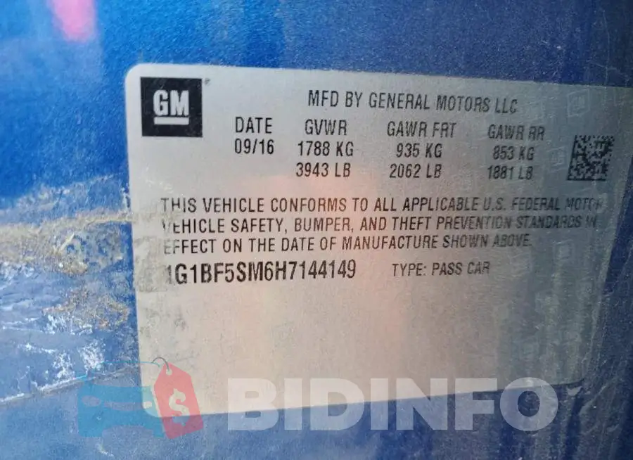 1G1BF5SM6H7144149 Photo# 12