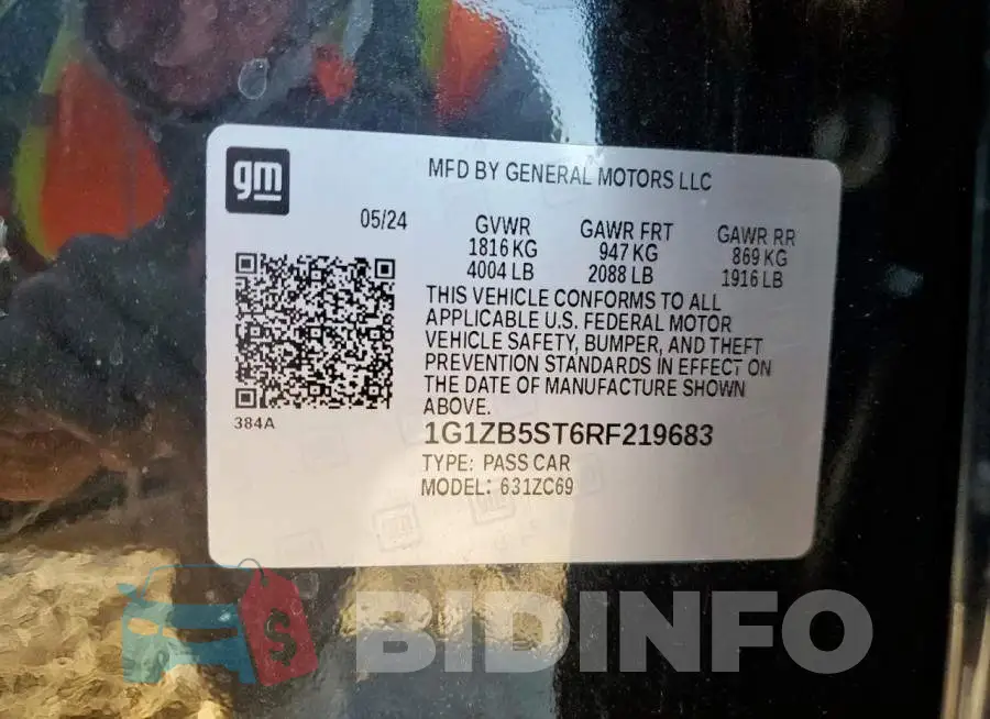 1G1ZB5ST6RF219683 Photo# 12