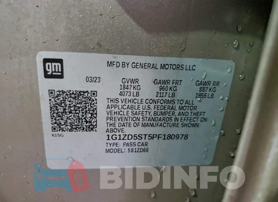 1G1ZD5ST5PF180978 Photo# 12