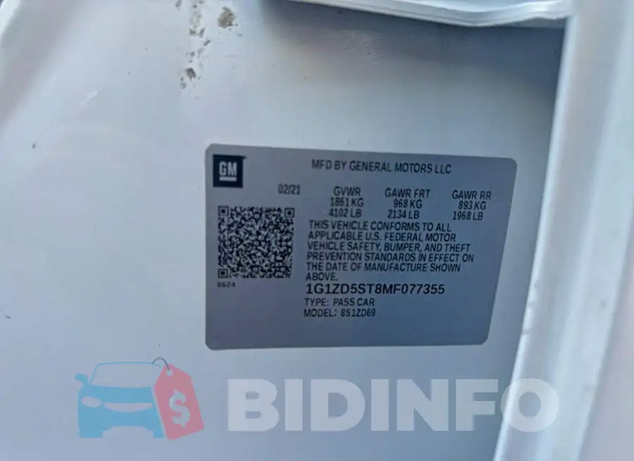 1G1ZD5ST8MF077355 Photo# 10