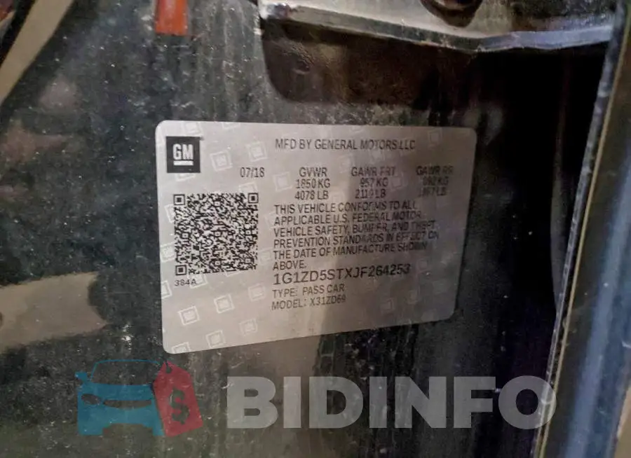 1G1ZD5STXJF264253 Photo# 12