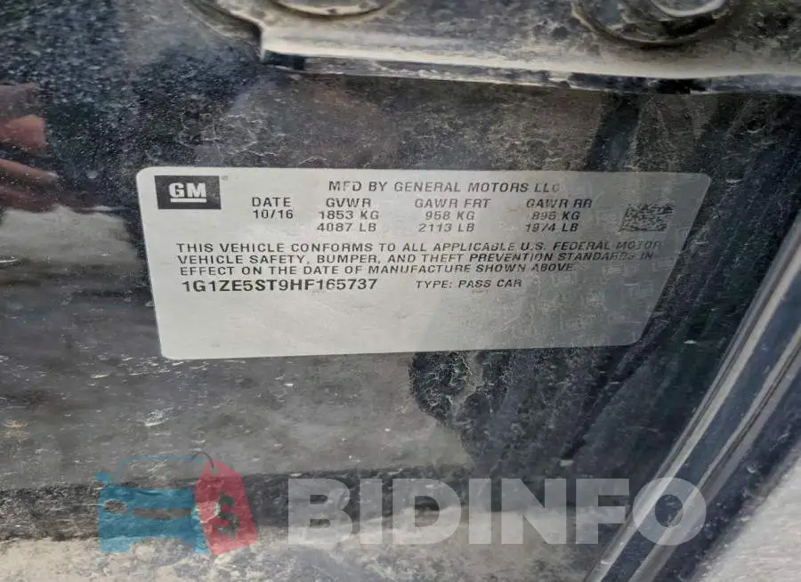 1G1ZE5ST9HF165737 Photo# 12