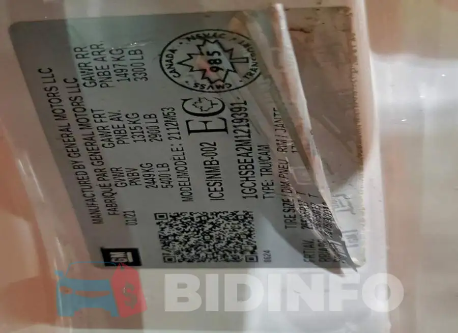 1GCHSBEA2M1219391 Photo# 12
