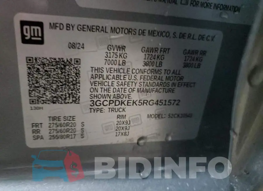 3GCPDKEK5RG451572 Photo# 13