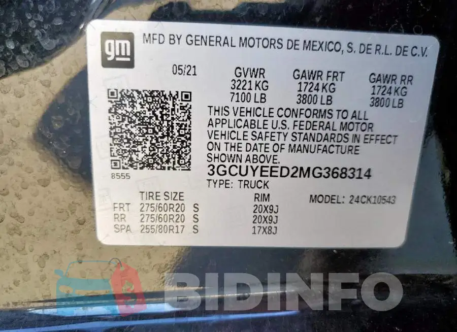 3GCUYEED2MG368314 Photo# 12