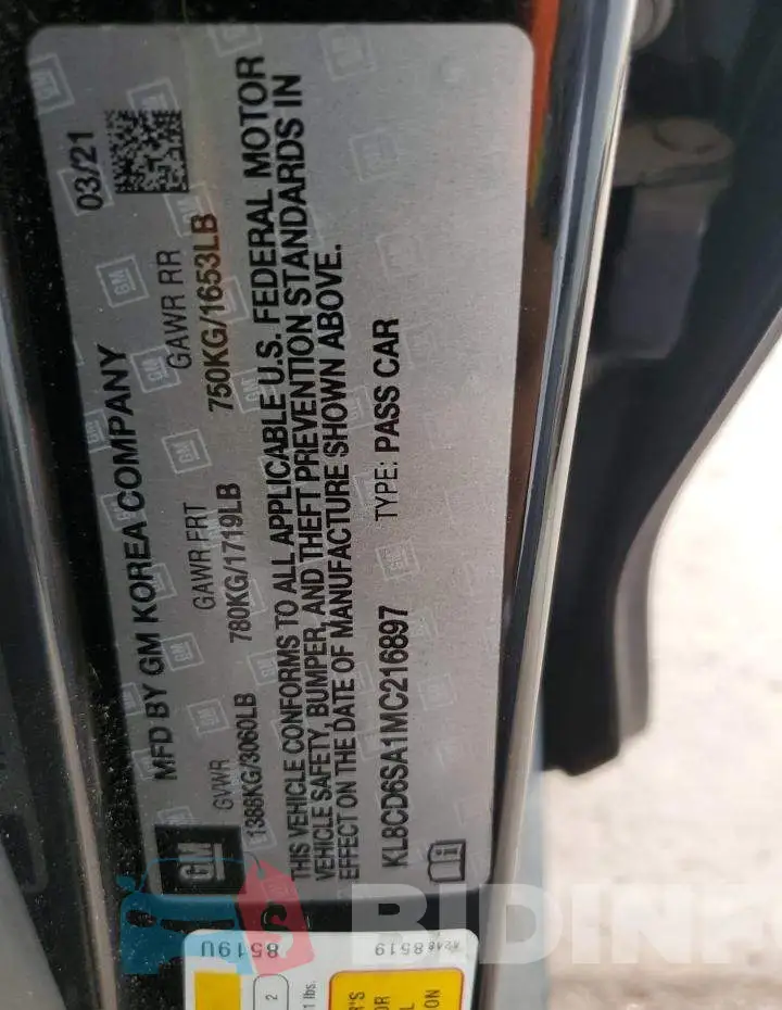 KL8CD6SA1MC216897 Photo# 12