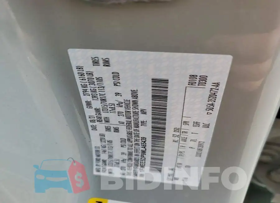 1FMEE5DP9MLA65439 Photo# 13